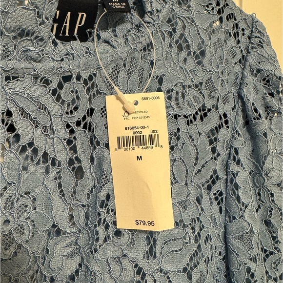 NWT GAP Lace Blouse Size M - Picture 6 of 6